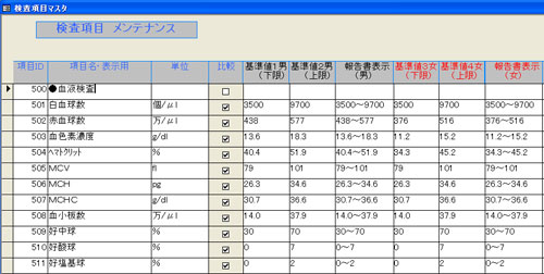 ドック・健診の報告書作成支援ソフト画面イメージ2